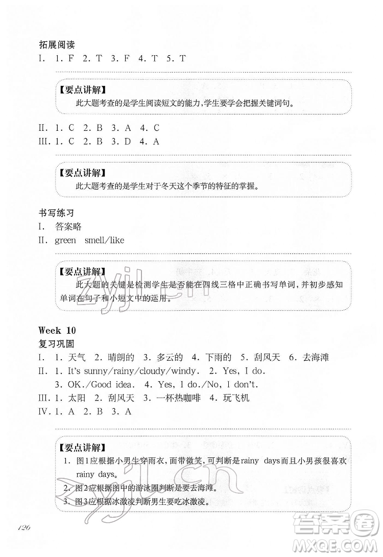 華東師范大學(xué)出版社2022一課一練一年級(jí)英語(yǔ)N版第二學(xué)期華東師大版答案