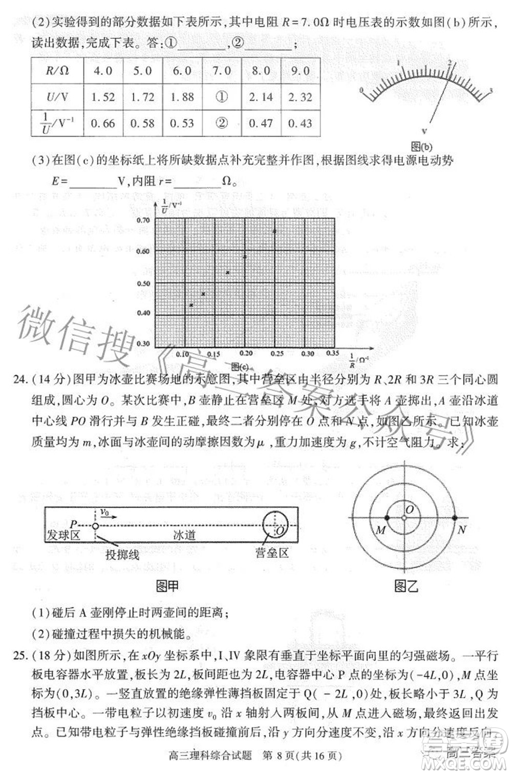 合肥市2022年高三第二次教學(xué)質(zhì)量檢測(cè)理科綜合試題及答案