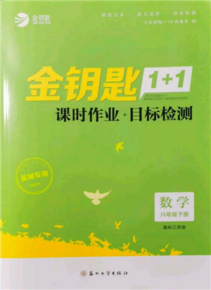 蘇州大學(xué)出版社2022金鑰匙1+1課時(shí)作業(yè)目標(biāo)檢測(cè)八年級(jí)下冊(cè)數(shù)學(xué)江蘇版鹽城專版參考答案