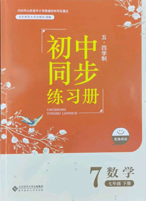 北京師范大學(xué)出版社2022初中同步練習(xí)冊(cè)數(shù)學(xué)七年級(jí)下冊(cè)五四學(xué)制魯教版答案