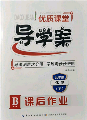 長江少年兒童出版社2022優(yōu)質課堂導學案九年級下冊化學人教版B課后作業(yè)參考答案