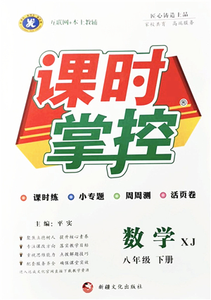 新疆文化出版社2022課時掌控八年級數(shù)學下冊XJ湘教版答案