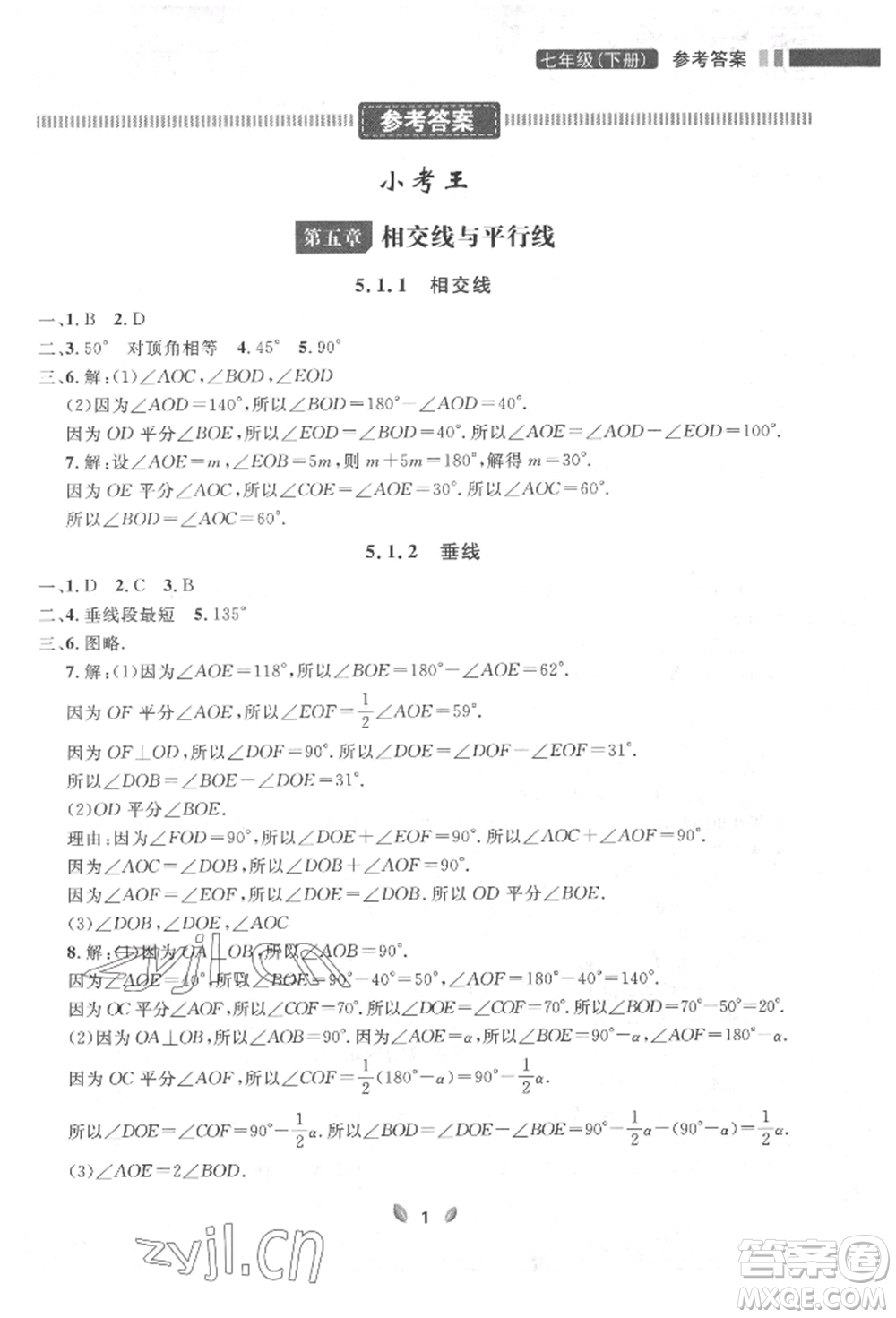 延邊大學(xué)出版社2022點(diǎn)石成金金牌奪冠七年級(jí)下冊(cè)數(shù)學(xué)人教版參考答案