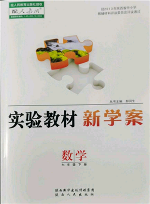 陜西人民出版社2022實(shí)驗(yàn)教材新學(xué)案七年級(jí)下冊(cè)數(shù)學(xué)人教版參考答案