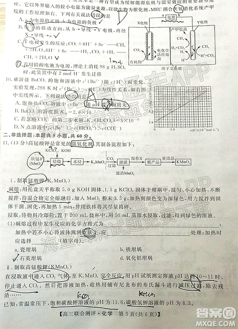 2022福建百校聯(lián)盟高三4月聯(lián)考化學試題及答案