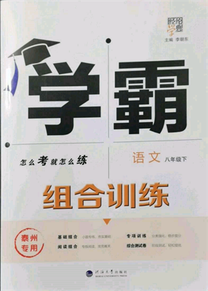 河海大學(xué)出版社2022經(jīng)綸學(xué)典學(xué)霸組合訓(xùn)練八年級下冊語文人教版泰州專版參考答案