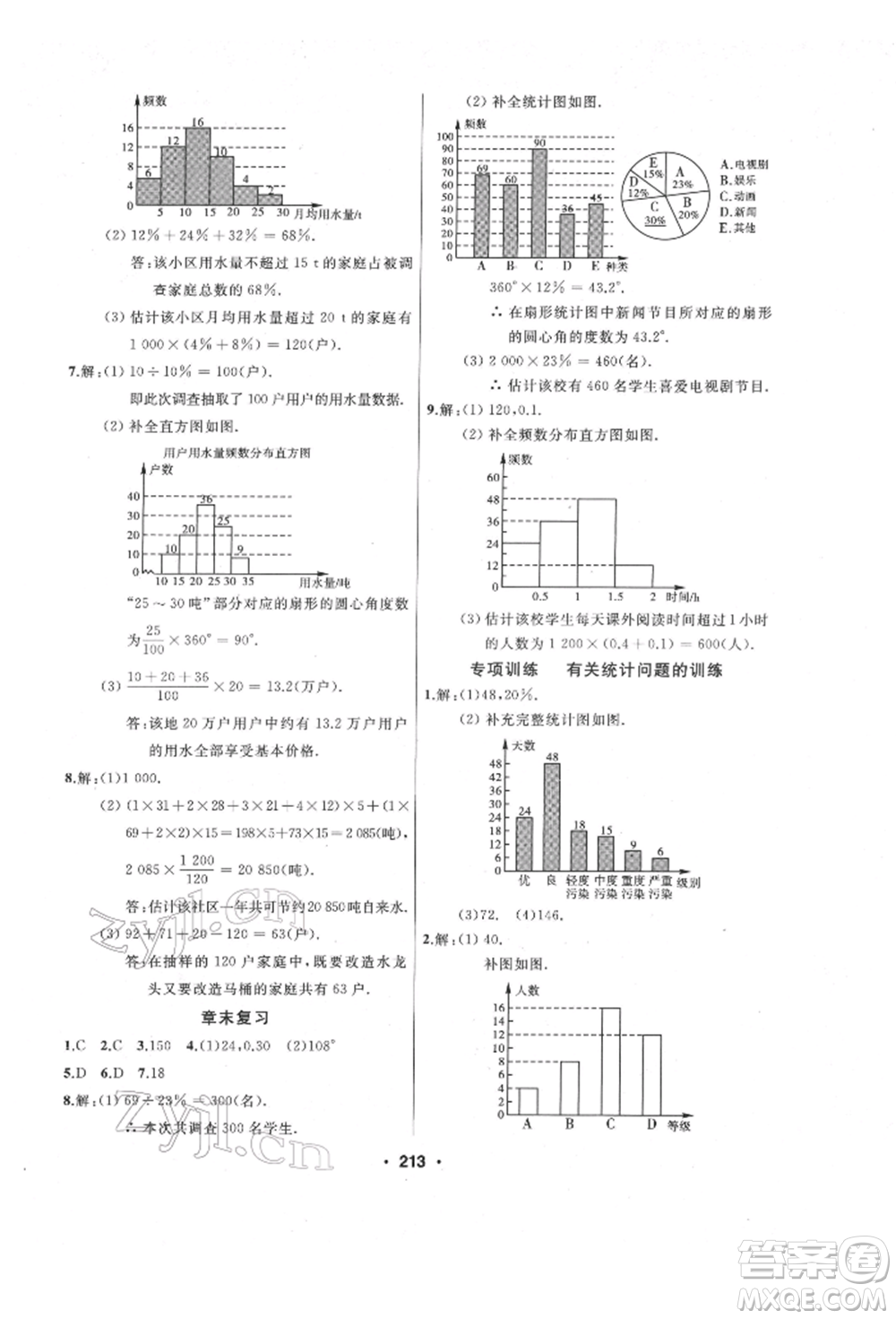 延邊人民出版社2022試題優(yōu)化課堂同步七年級下冊數(shù)學(xué)人教版參考答案