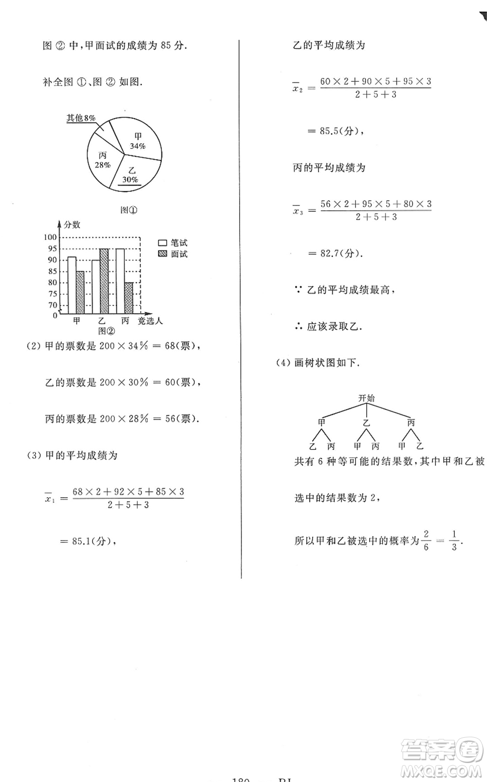 延邊人民出版社2022總復(fù)習(xí)測(cè)試一輪高效復(fù)習(xí)用書(shū)九年級(jí)數(shù)學(xué)人教版答案