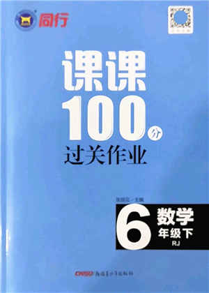 新疆青少年出版社2022同行課課100分過關(guān)作業(yè)六年級數(shù)學(xué)下冊RJ人教版答案