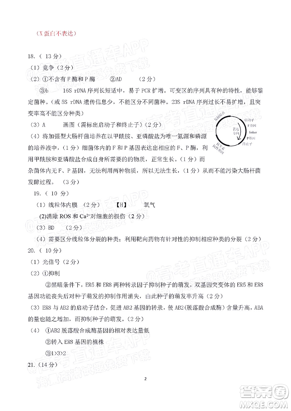 北京房山區(qū)2022年高考二?？荚囋嚲砀呷飳W(xué)試題及答案