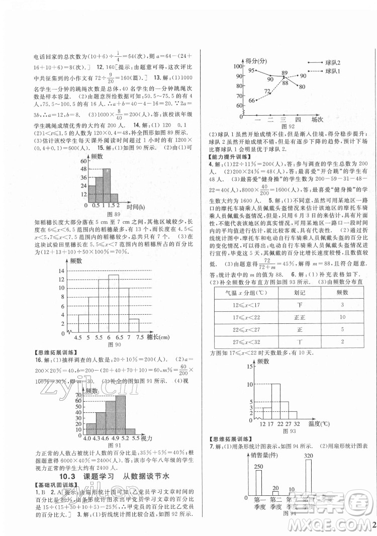 吉林人民出版社2022全科王同步課時(shí)練習(xí)數(shù)學(xué)七年級(jí)下冊(cè)人教版答案