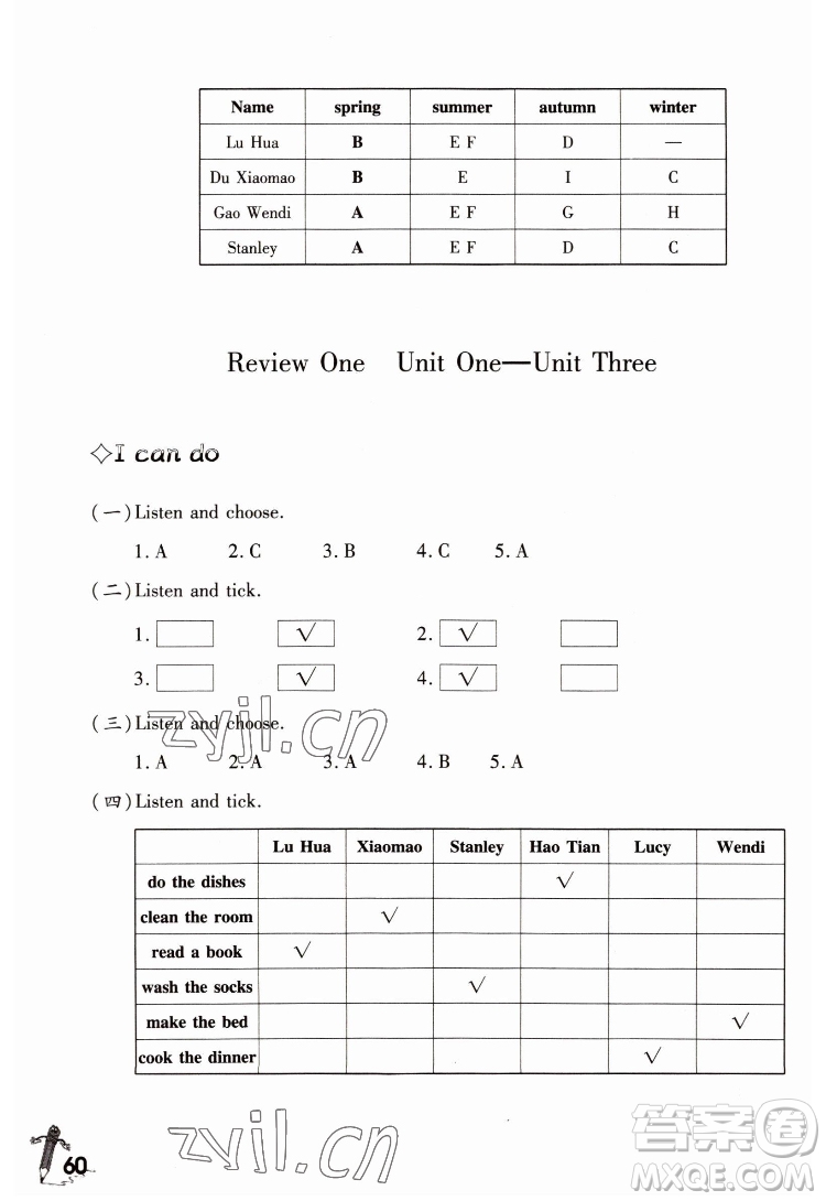 重慶大學(xué)出版社2022學(xué)習(xí)指要英語五年級下冊重大版答案