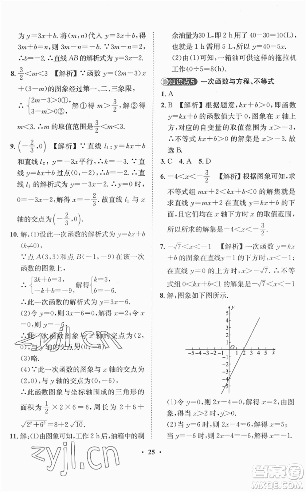 山東畫報(bào)出版社2022一課三練單元測(cè)試八年級(jí)數(shù)學(xué)下冊(cè)RJ人教版答案