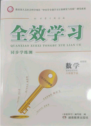 湖南教育出版社2022全效學(xué)習(xí)同步學(xué)練測八年級下冊數(shù)學(xué)湘教版參考答案