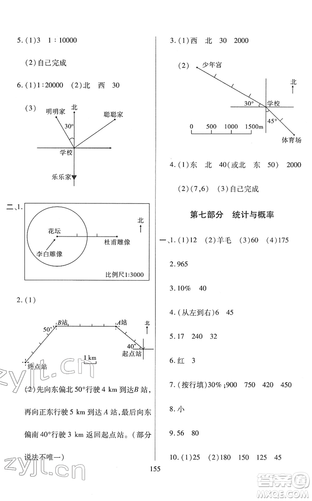 開明出版社2022小升初招生分班真題分類卷六年級數(shù)學(xué)通用版答案