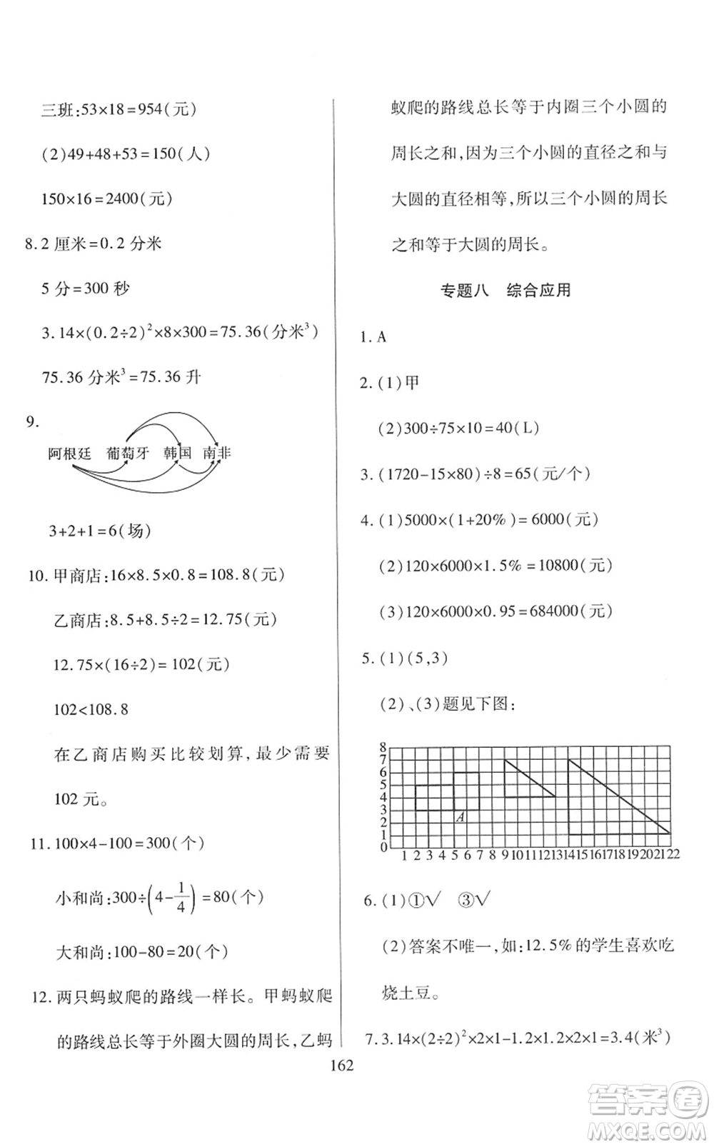 開明出版社2022小升初招生分班真題分類卷六年級數(shù)學(xué)通用版答案