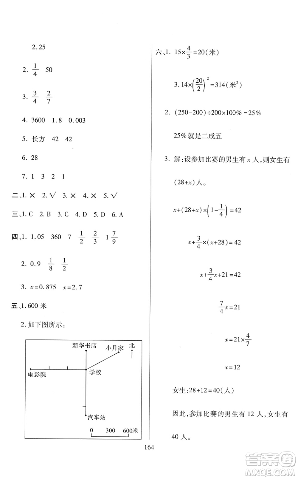 開明出版社2022小升初招生分班真題分類卷六年級數(shù)學(xué)通用版答案