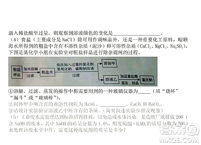 2022年河南省普通高中招生考試化學(xué)試題及答案