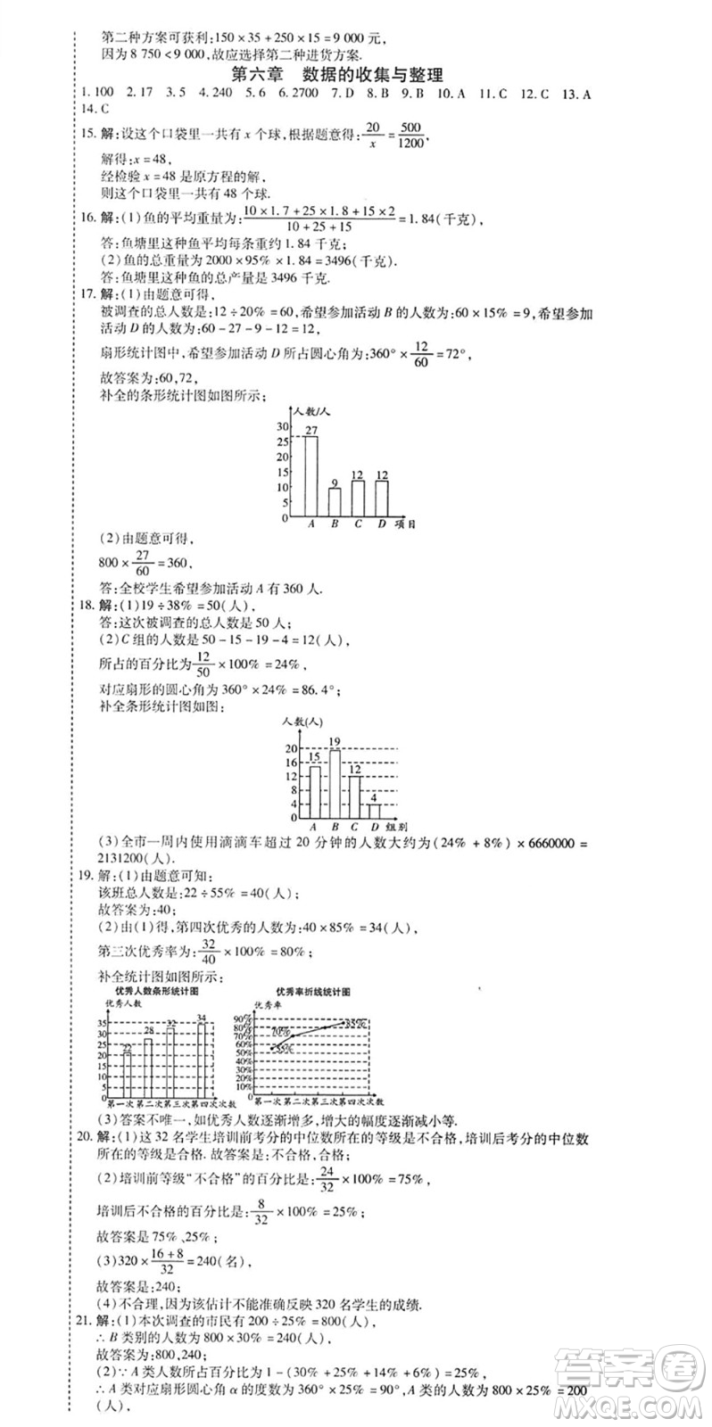 黑龍江美術出版社2022假期新思維期末+暑假+銜接七年級數(shù)學B北師版答案