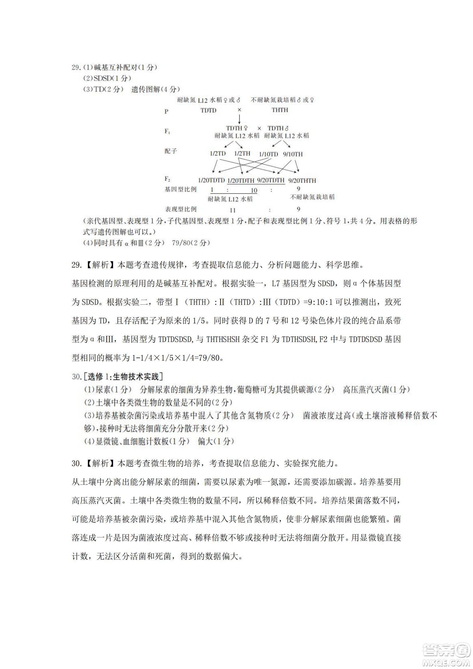 洛陽創(chuàng)新發(fā)展聯(lián)盟2023屆高三摸底考試生物試題及答案