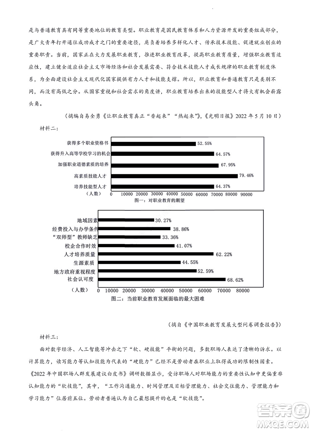 河南省安陽市2022-2023學(xué)年高三年級(jí)TOP二十名校調(diào)研摸底考試高三語文試題及答案