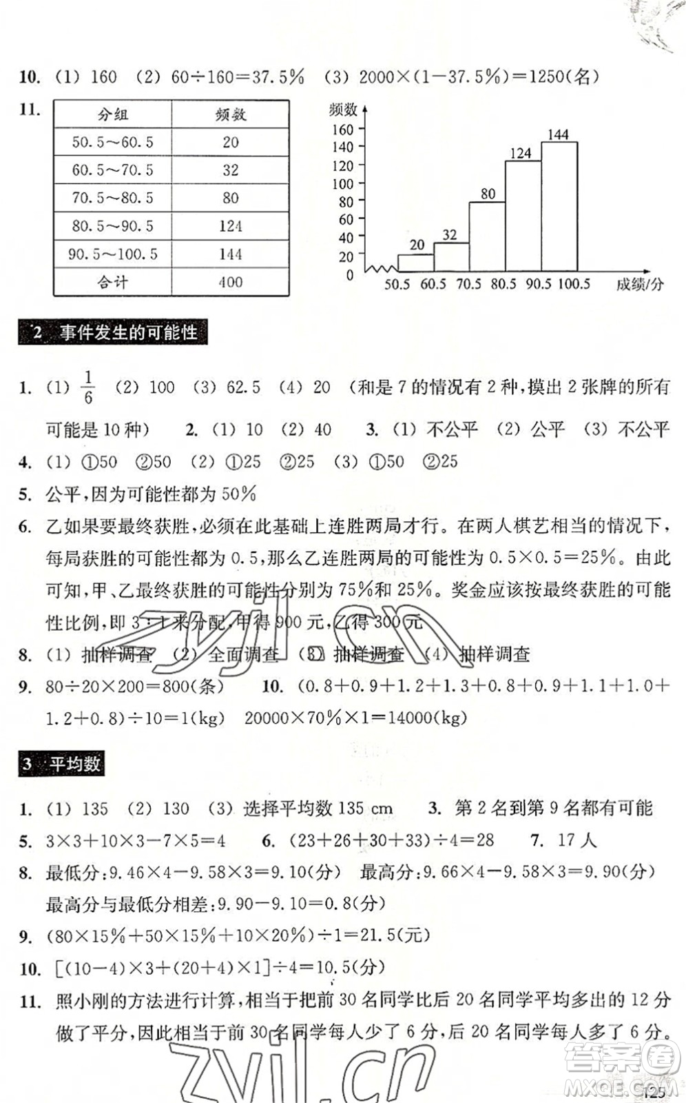 浙江教育出版社2022輕松上初中小學畢業(yè)班數(shù)學暑假作業(yè)升級版答案