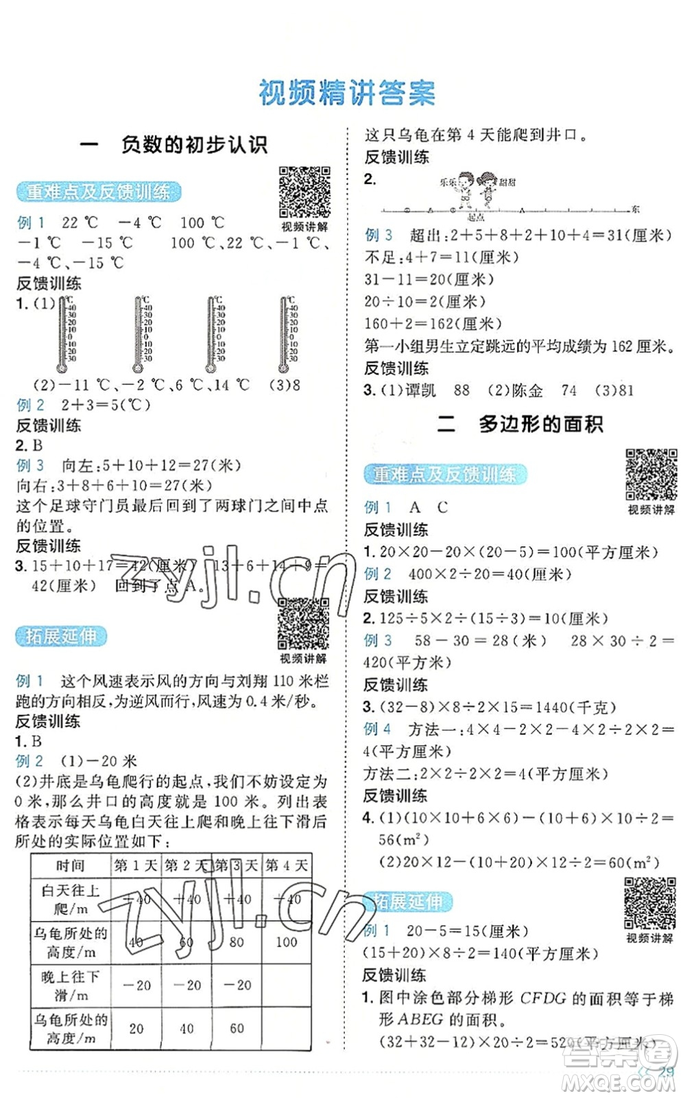 江西教育出版社2022陽光同學(xué)課時優(yōu)化作業(yè)五年級數(shù)學(xué)上冊SJ蘇教版答案