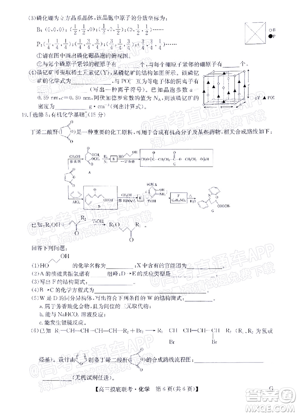 河南省名校聯(lián)盟2022-2023學年高三上學期摸底聯(lián)考高三化學試題及答案