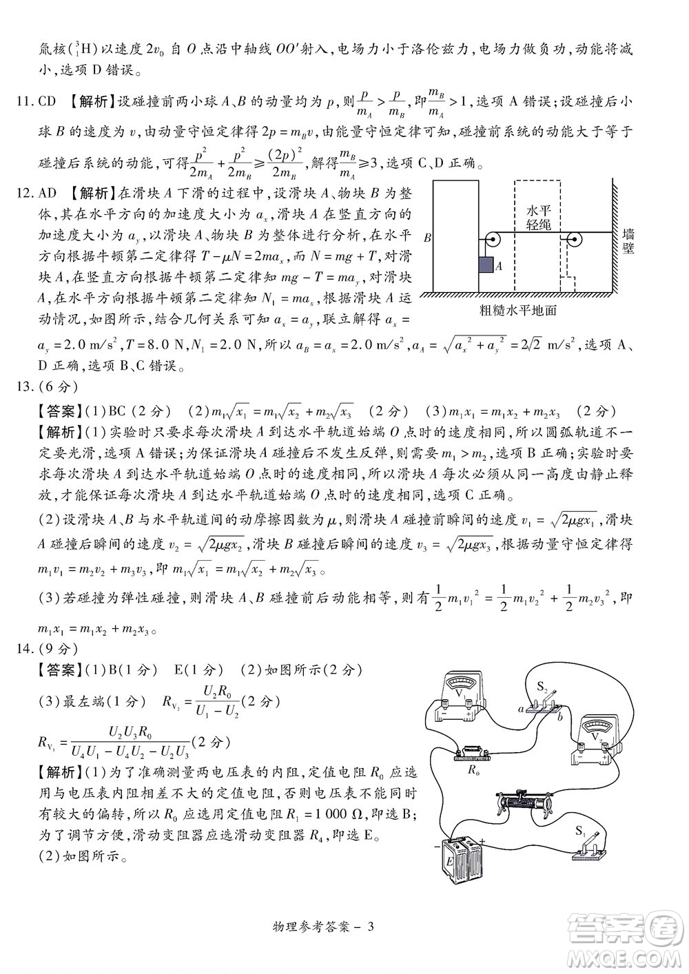 湘豫名校聯(lián)考2022年8月高三秋季入學(xué)摸底考試物理試題及答案