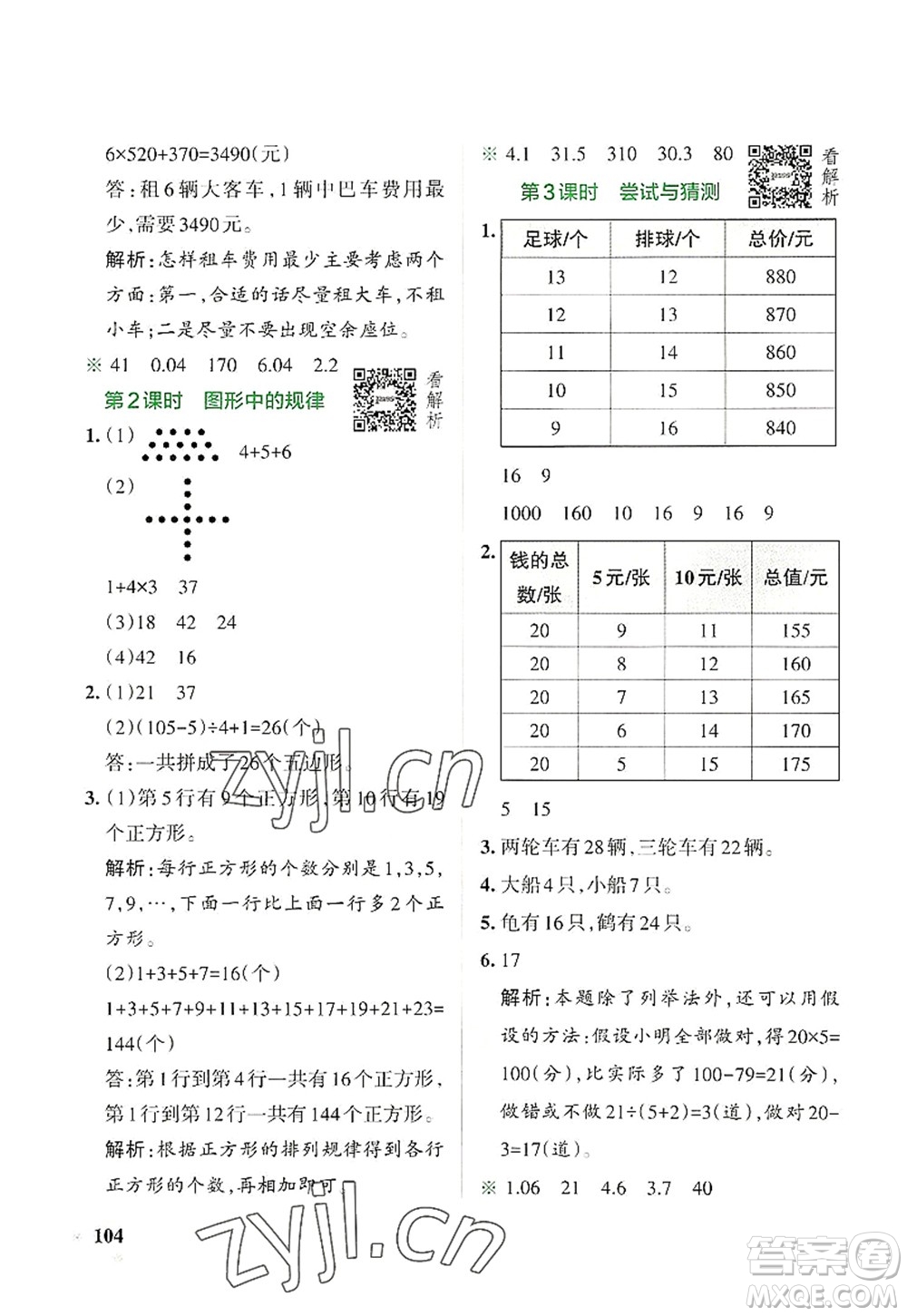 遼寧教育出版社2022PASS小學(xué)學(xué)霸作業(yè)本五年級(jí)數(shù)學(xué)上冊(cè)BS北師版答案