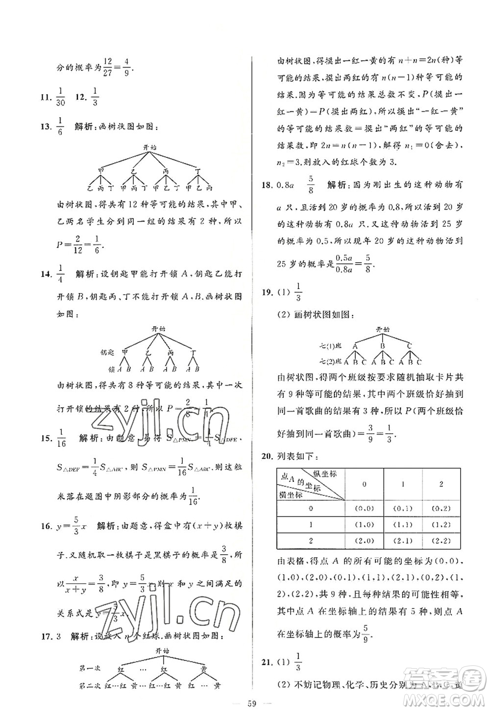 延邊教育出版社2022亮點(diǎn)給力大試卷九年級(jí)數(shù)學(xué)上冊(cè)SK蘇科版答案