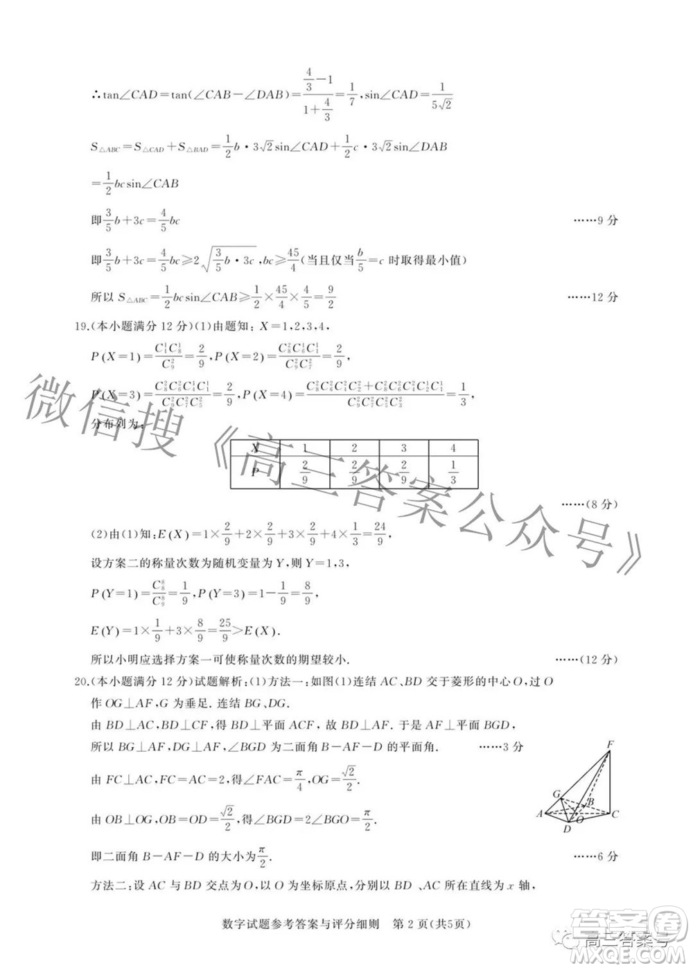 湖北省高中名校聯(lián)盟2023屆新高三第一次聯(lián)合測評數(shù)學試題及答案