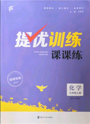 南京大學出版社2022提優(yōu)訓練課課練九年級上冊化學江蘇版徐州專版參考答案