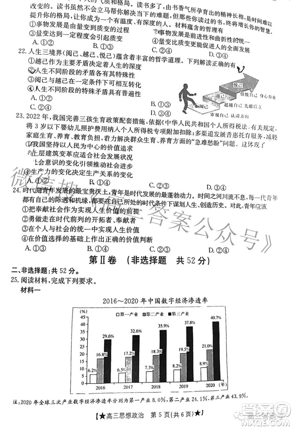 2023屆高三甘肅金太陽8月聯(lián)考思想政治試題及答案