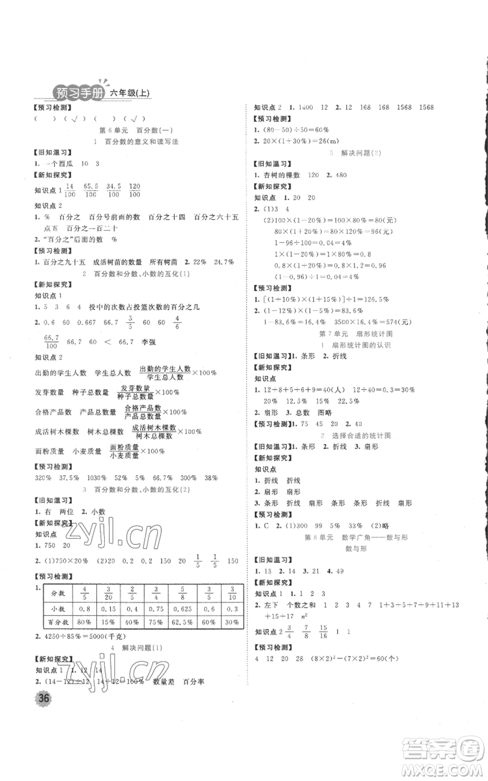 西安出版社2022奪冠新課堂隨堂練測六年級上冊數(shù)學(xué)人教版參考答案