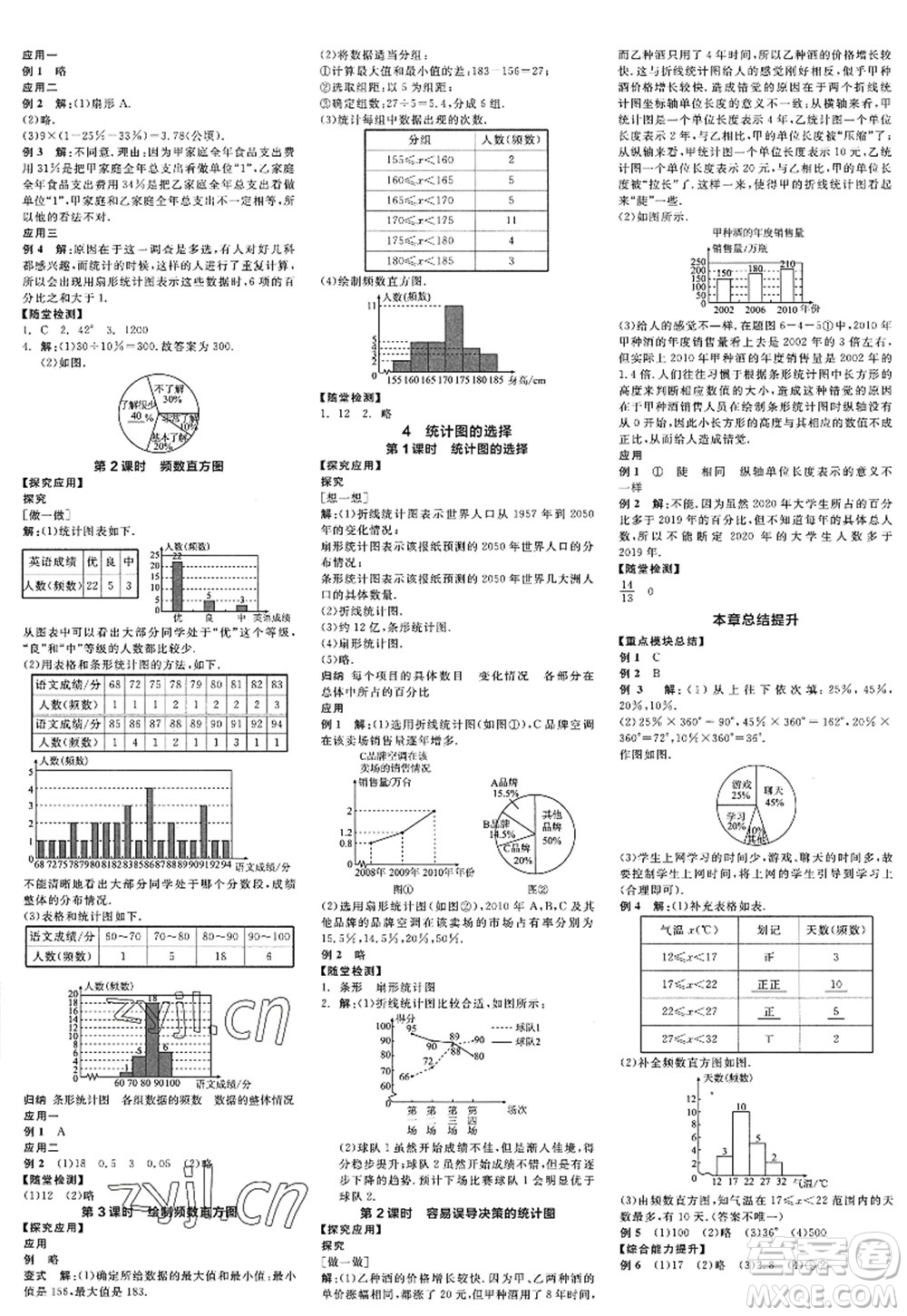 天津人民出版社2022全品學(xué)練考七年級(jí)數(shù)學(xué)上冊(cè)BS北師版深圳專版答案