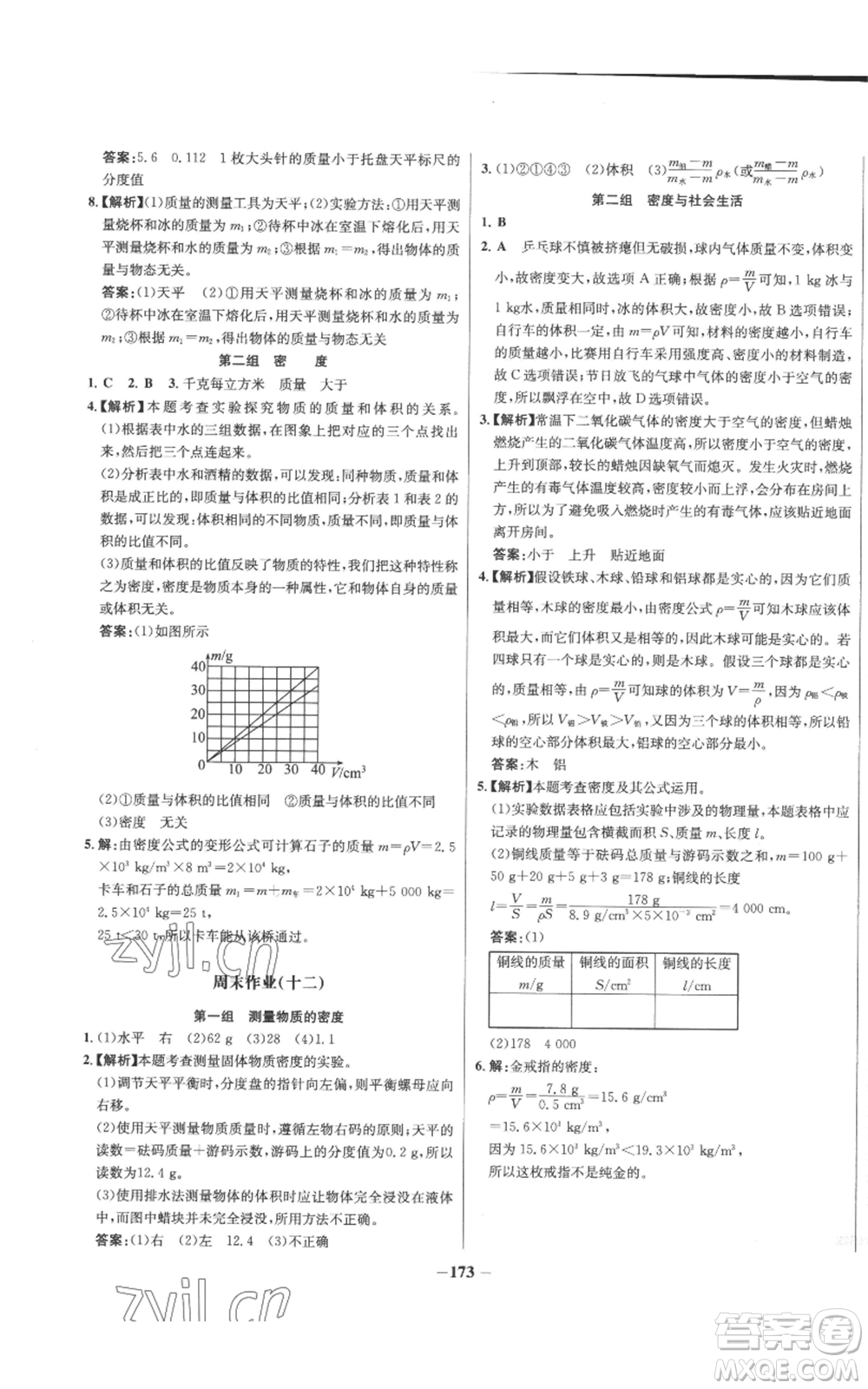 未來(lái)出版社2022秋季世紀(jì)金榜初中百練百勝八年級(jí)上冊(cè)物理人教版參考答案