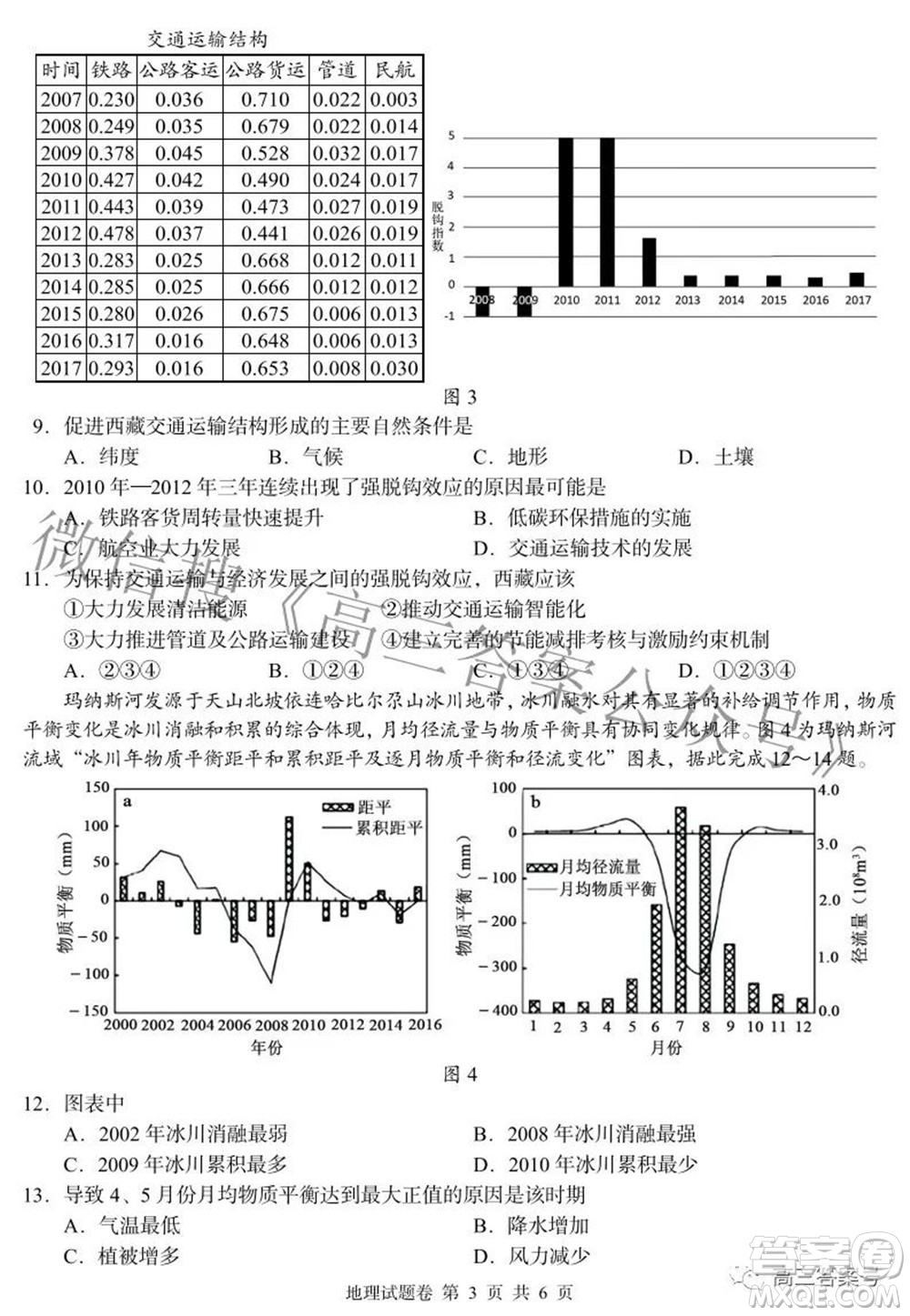 A佳教育2022年8月高三入學(xué)摸底測(cè)試地理試題及答案