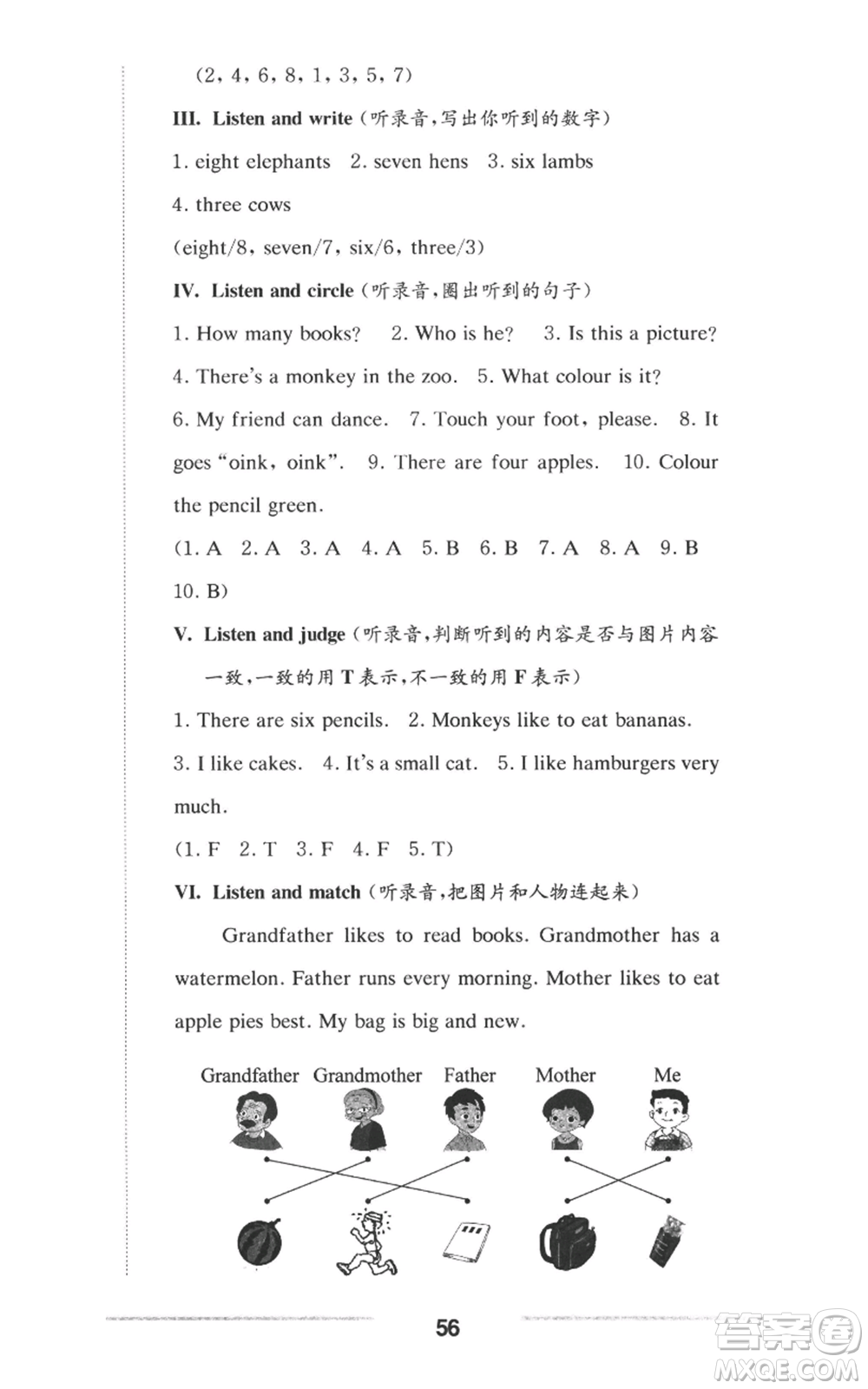 華東師范大學出版社2022上海名校名卷一年級上冊英語牛津版參考答案