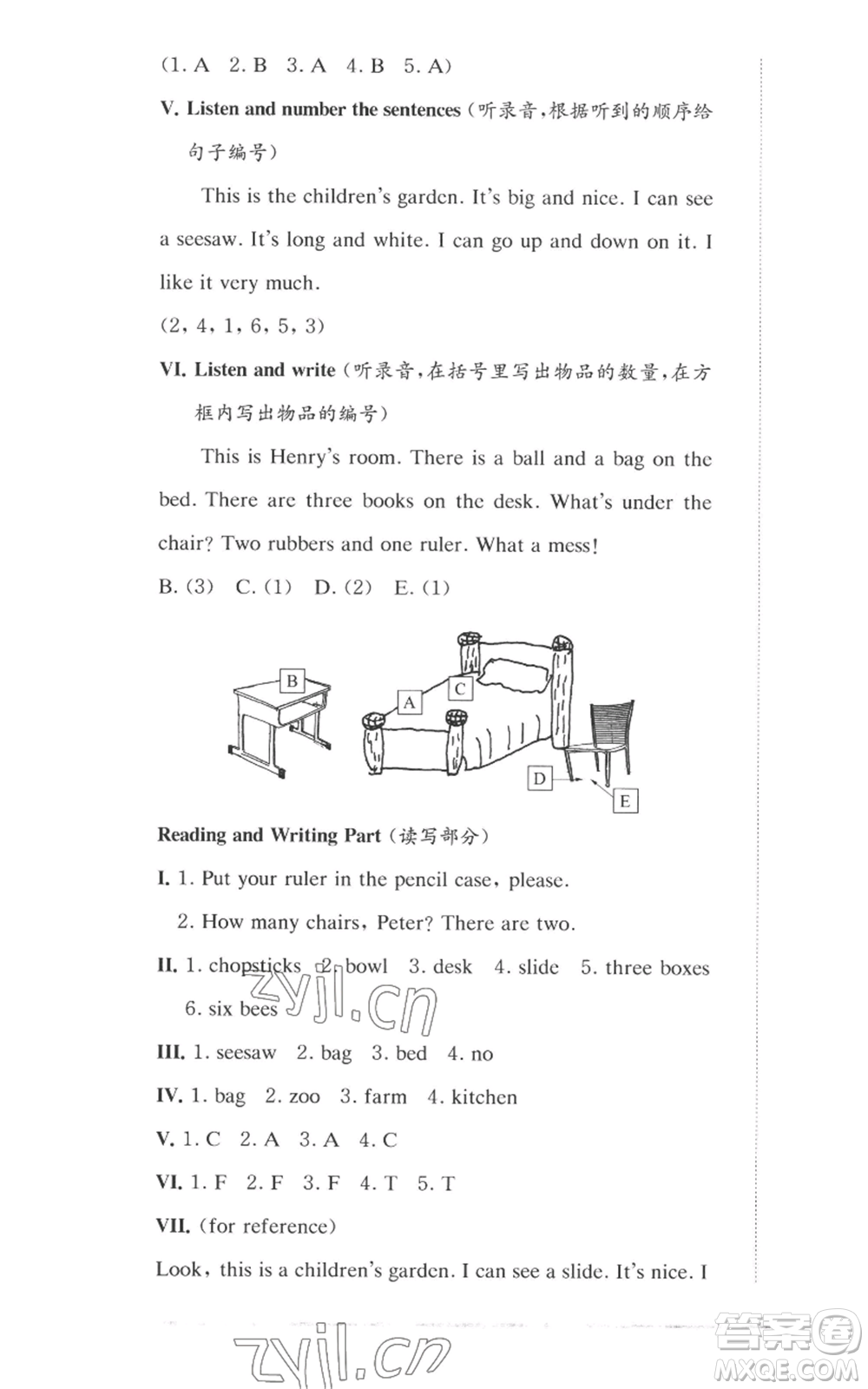 華東師范大學出版社2022上海名校名卷二年級上冊英語牛津版參考答案