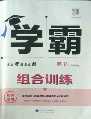 河海大學出版社2022經(jīng)綸學典學霸組合訓練八年級上冊英語譯林版揚州專版參考答案