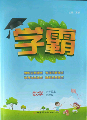 甘肅少年兒童出版社2022經綸學典學霸六年級上冊數學蘇教版參考答案