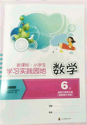 四川教育出版社2022新課標小學生學習實踐園地六年級數學上冊西師大版答案