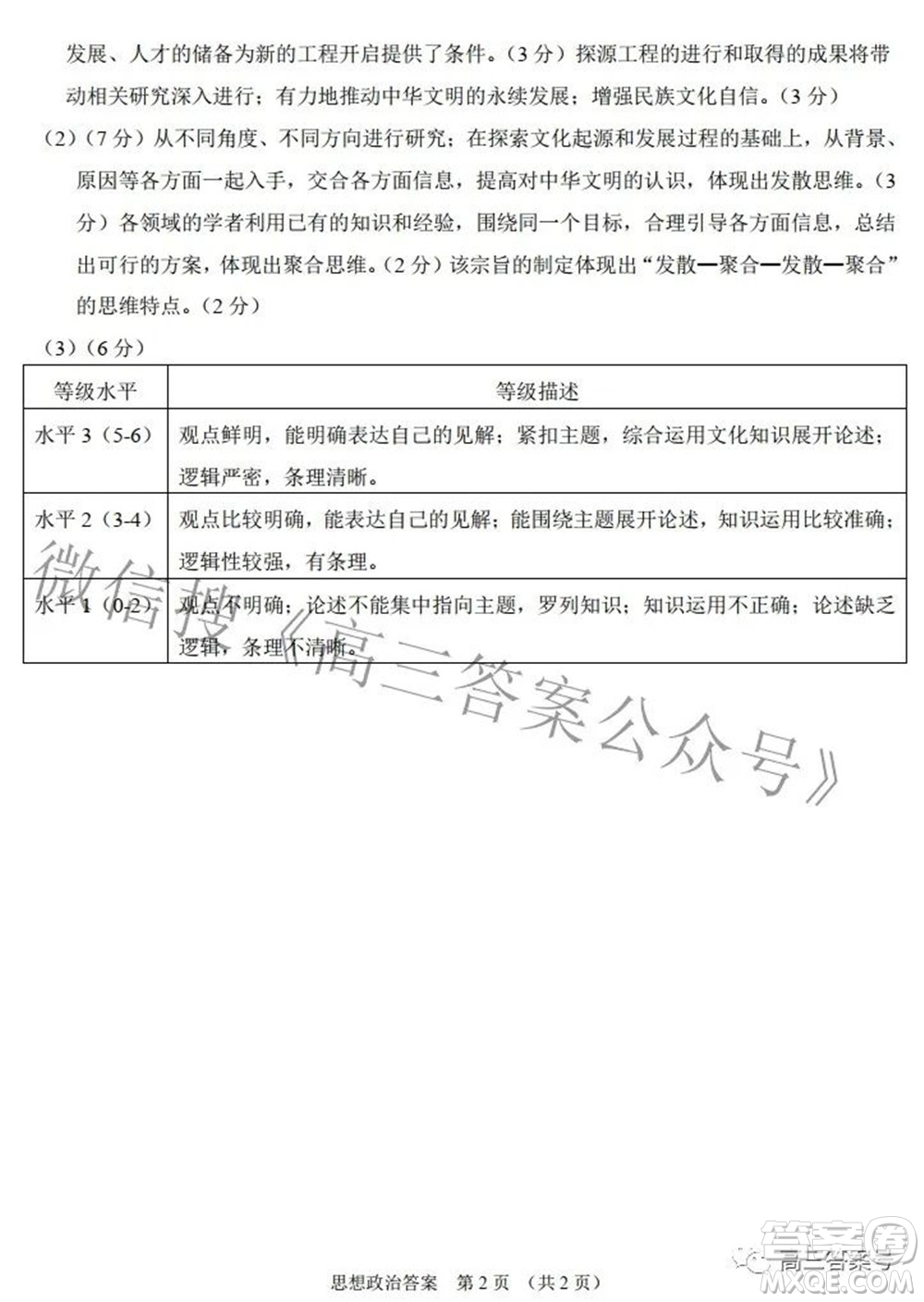 鞍山市普通高中2022-2023學年度高三第一次質量監(jiān)測思想政治試題及答案