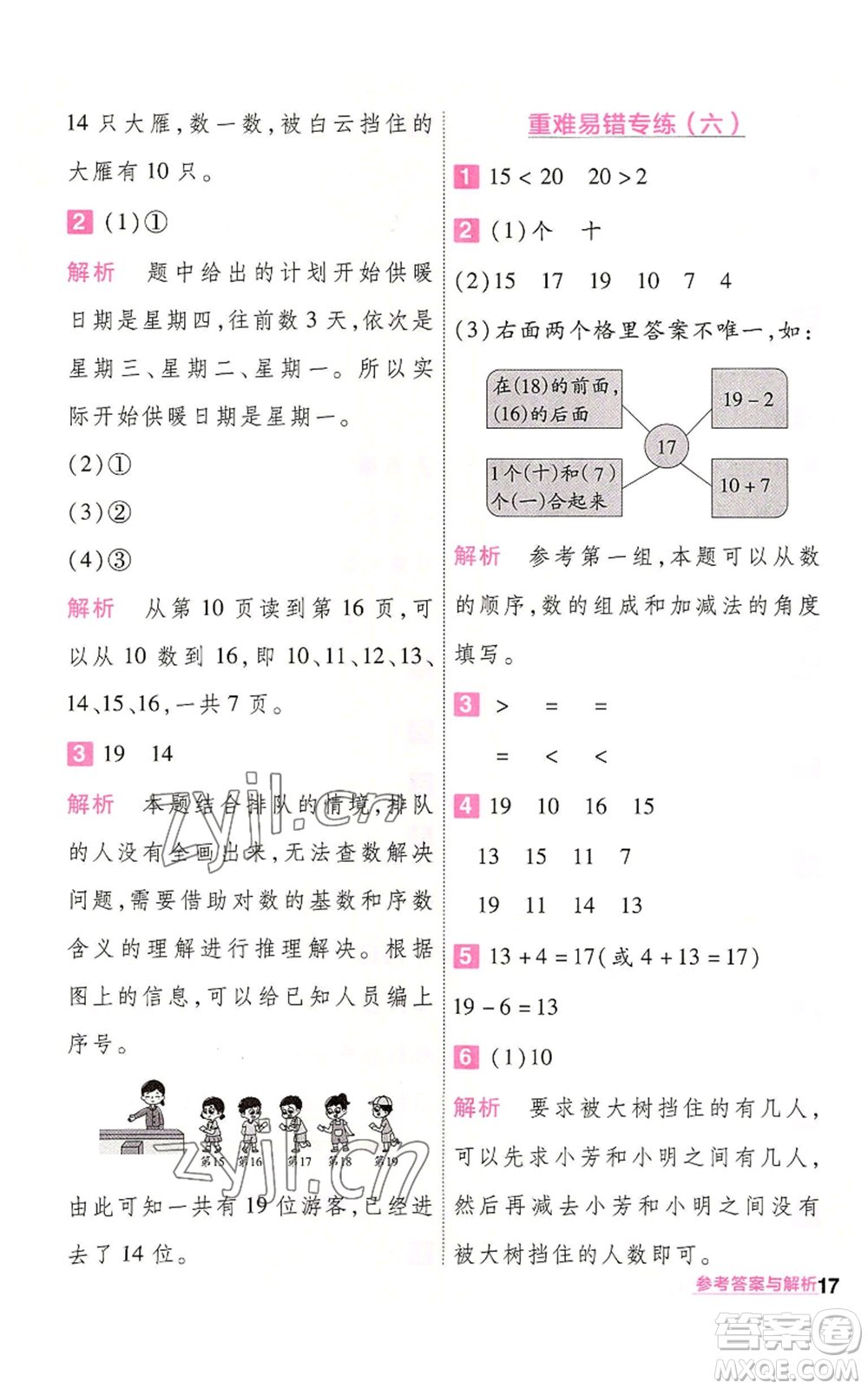 南京師范大學(xué)出版社2022秋季一遍過一年級上冊數(shù)學(xué)人教版參考答案