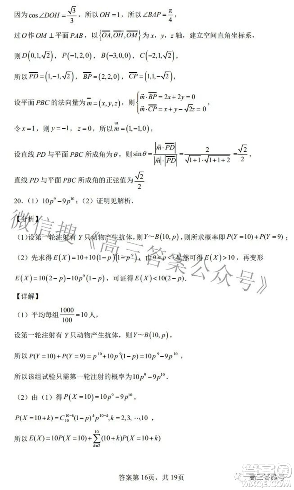 雅禮十六校2023屆高三上學(xué)期第一次聯(lián)考數(shù)學(xué)試題及答案