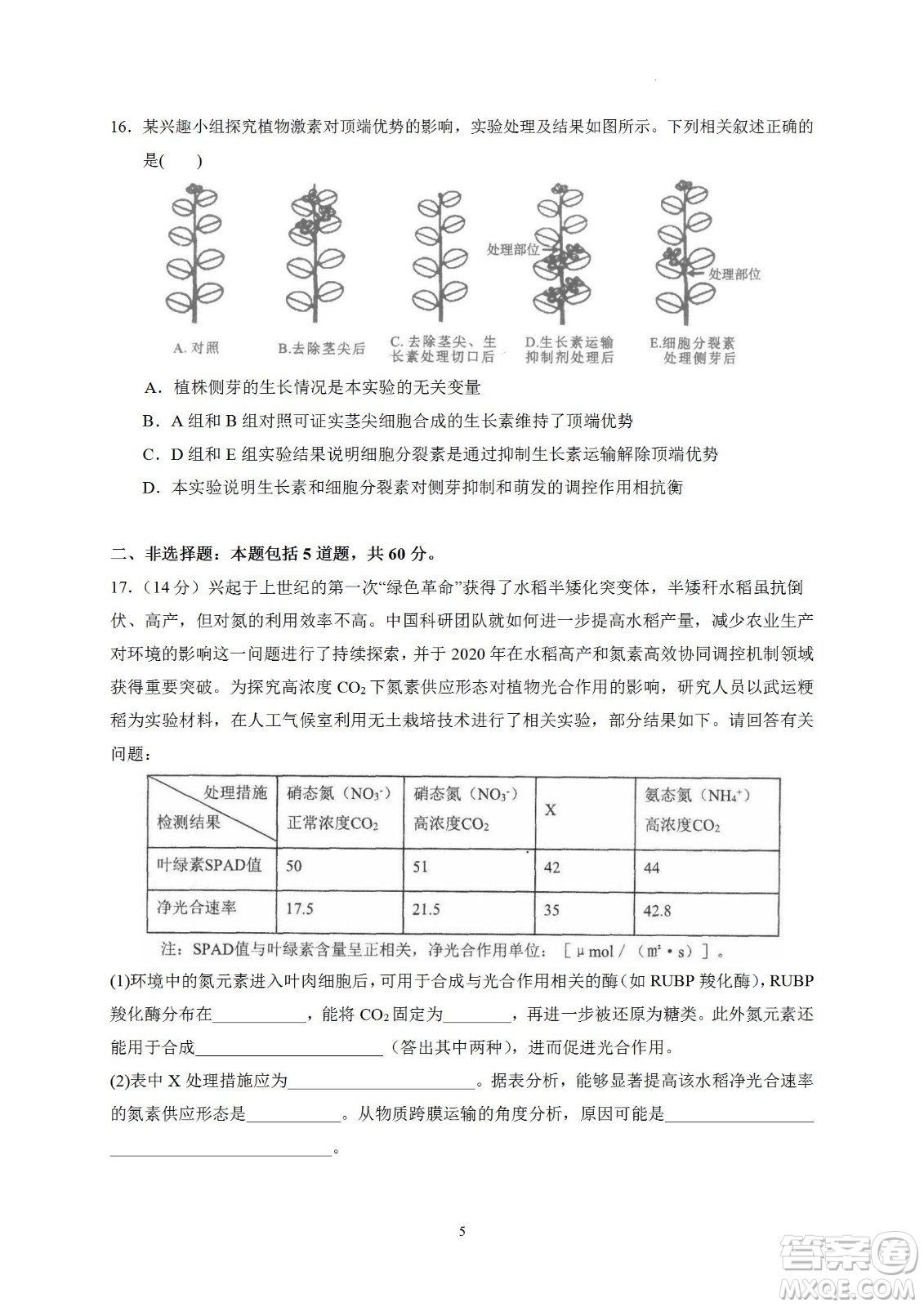 汕頭市金山中學(xué)2023屆高三第一學(xué)期摸底考試生物試題及答案