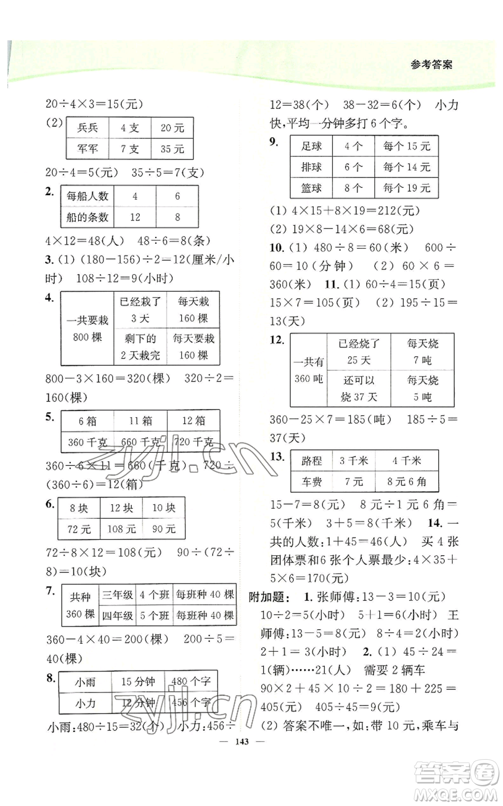 延邊大學(xué)出版社2022南通小題課時(shí)作業(yè)本四年級上冊數(shù)學(xué)蘇教版參考答案