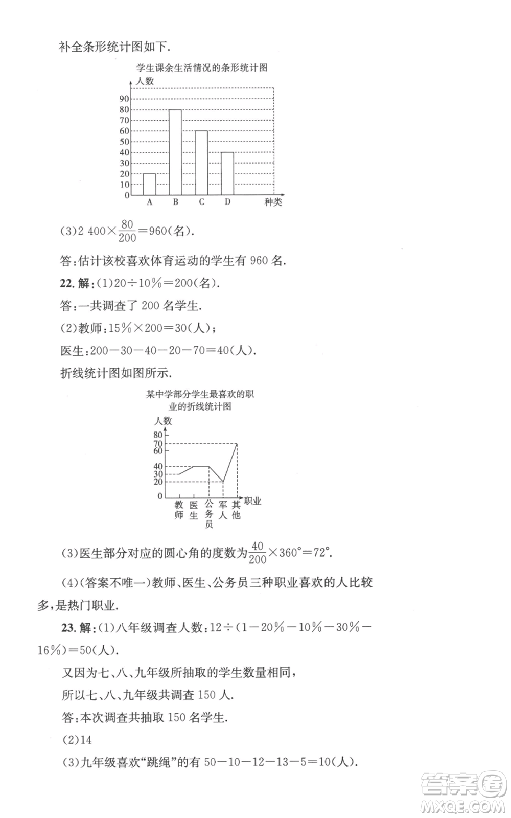 湖南教育出版社2022學(xué)科素養(yǎng)與能力提升七年級(jí)上冊(cè)數(shù)學(xué)湘教版參考答案