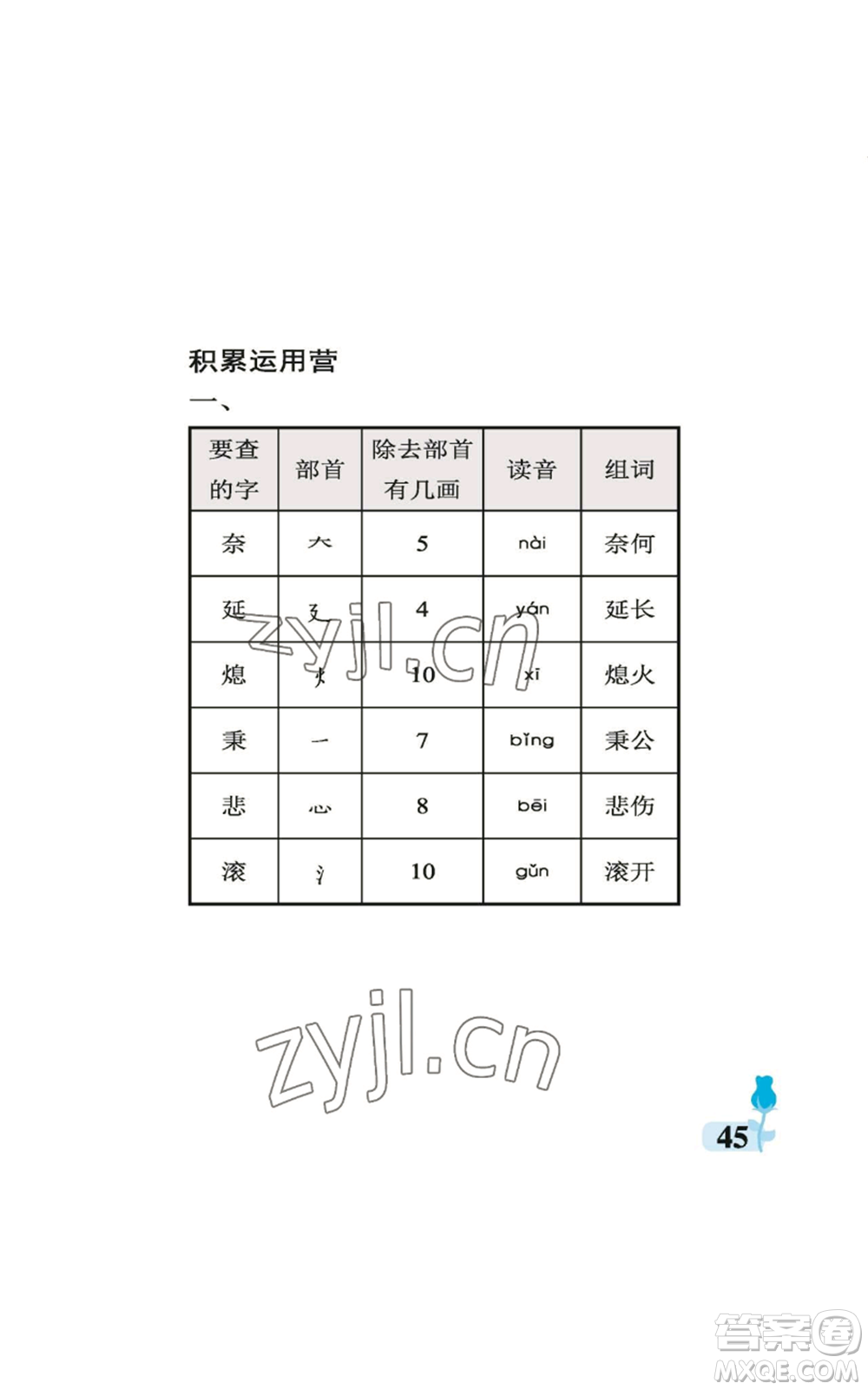 中國石油大學(xué)出版社2022行知天下二年級上冊語文人教版參考答案